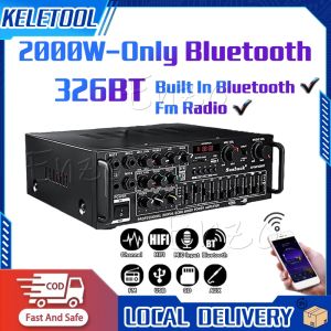 3500W 326BT Home Stereo Audio Bluetooth Forever Karaoke 2CH EQ Wireless Stereo Audio 220V With Mixer