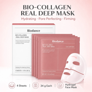 new Korean BIO-COLLAGEN Real Deep Mask Overnight HydrogelFacial Pore Care Tightening Deep Hydrating Masks Skin Care Gifts for Women hot