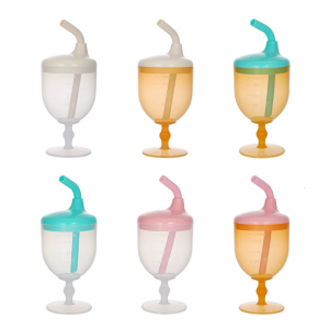 Bé chuyển tiếp SIP cup cốc uống nước với rơm chống Mùa Thu Dung tích lớn cho Toddler bữa tiệc sinh nhật trẻ em drinkware