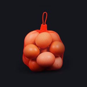 ถุงตาข่ายกล่องไข่ 100 ชิ้น บรรจุภัณฑ์ตาข่ายระบายอากาศ มีตัวล็อค ไม่แตกง่าย