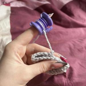 CX🎄💓💥 New Xách Tay Crochet Ngón Tay Bảo Vệ DIY Crochet Mini Đan Ngón Tay Bảo Vệ Ngón Tay Tay Áo Thimble Crocheters