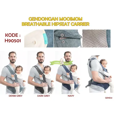 GEND21 GENDONGAN MOOIMOM BREATHABLE HIPSEAT CARRIER H90501