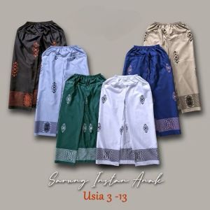 Langsung Kirim Sarung Anak instan Usia 3-11 tahun