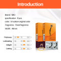 MIO 49mm Tight Delay Lubricating  Close Fit Condom Contraception Small Size Natural Rubber Latex Intimate Goods Sex Private delivery. 