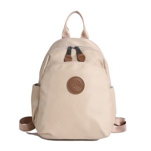 AOLONG Mesa 5077 # Tas Ransel Wanita Bahan Parasut Premium Motif Polos Berukuran Mini Cocok Untuk Remaja