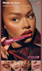 Rhode Lip Gloss Moisturising Lip Oil Nude Brown Plumping Lip Gloss Makeup Lip Care