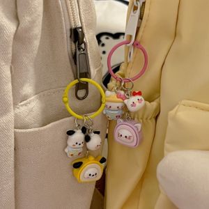 Sanrio Cartoon Ins Style Creative Cute Melody Personality Gift Keychain Schoolbag Pendant Key Chain Pendant New