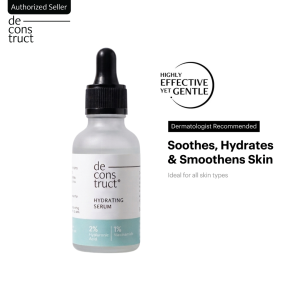 Deconstruct Hydrating Face Serum | Provides Intense Hydration | For Plump & Soft Skin | Beginner Friendly | 30ml