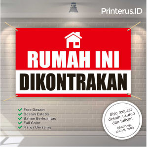 Ambil Promonya Sekarang >> SPANDUK BANNER RUMAH DIJUAL RUMAH DIKONTRAKAN