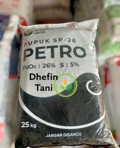 Pupuk SP-26 PETRO 100 % Original kemasan pabrik 25 kg