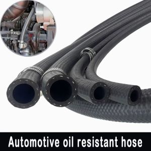 NOBLELUX Multifunctional Car Fuel Hoses ID 4 5 6 8 10 12 14mm with Pipe Clamp Diesel Hose Durable NBR Oil Resistant Hose