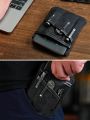 Sayram SP6 EDC Pouch, Waxed Canvas Compact Pocket Organizer, EDC Pocket Pouch for Men, Zippered Pocket Pouch,EDC Organizer for Everyday Carry, Multitool Organizer Pouch (Oil Wax Black). 