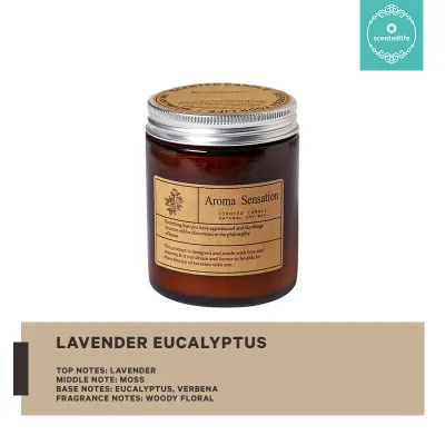 200gram Scented Candle Essential Oil Handmade Soy Wax Candle Smokeless Candle SG Local Reliable Seller