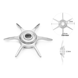ALLLUCK Nhôm 65mm sao Nâng cấp DIY Hợp nhôm Phụ kiện máy câu baitcasting Nâng cấp hiệu suất Phanh Sáu Sao Phụ kiện cần câu Câu cá bằng cần câu