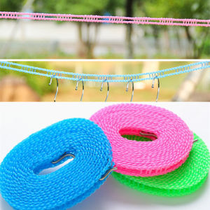 Clothes Lines Ropes Windproof Rope Anti Slip Clothesline Hanging Clothes And Blankets Portable
