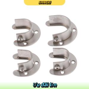 SHNGki 19 22 25 32mm tủ quần áo khung thép không gỉ Rod ổ cắm mặt bích Rod chủ