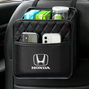 Car Rear Seat Organizer Trash Bags Waterproof Mobile Phone Drink Racks Storage Bags Universal