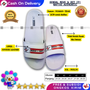 New! Sendal Move & Get It! Flip on Sandal Authentic By Naffay - Naffay Sports