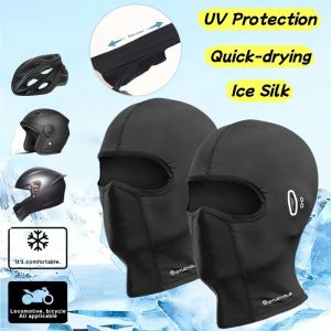 Summer Riding Sun Protection Mask UV Protection Quick-drying Breathable Ice Silk Cycling Cap