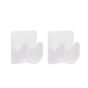 2pcs/set Wardrobe Bracket Rod End Support Heavy Duty Stainless Steel Rod Flange Socket Shower Curtain Closet Rod Holder