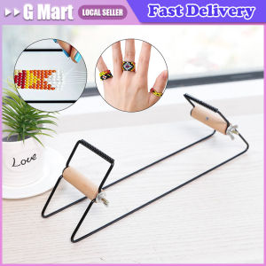 Wood Weaving Beading Loom kit for Jewelry Bracelets Necklaces DIY Handmade Knitting Machine Beads Starter Kit Beautiful Gift Weaving Beading Loom Kits Wood Handle Knitting Machine Handmade Knitting Tools