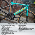 PROMAX PR20 GRAVEL BIKE / PR30 STI ROADBIKE / PR40 AERO ROADBIKE  700x25c / 700x23c Alloy Frame mechanical dual disc brake Outdoor Recreational Exercise Gravel Bike with Free Helmet. 