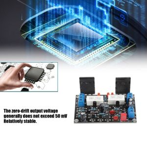 NEXTYOO 2SC5200+2SA1943 Bo mạch khuếch đại công suất Tiếng ồn thấp Bảng mạch bảo vệ loa Lắp đặt dễ dàng Bo mạch amply 100W Bộ khuếch đại loa