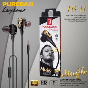 Headset Handsfree Earphone Mega Bass Universal Kompatibel For All Android Realme / Samsung / Oppo / Xiaomi Redmi / Infinix / VIivo