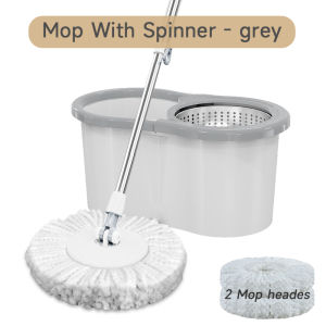 Keycool Spin Mop For Floor Mop With Spinner Wet And Dry Map Cleaning Floor Mop Sale With Bucket 360° Rotating Rotary Mop