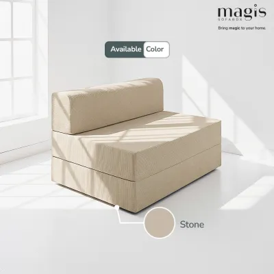 Sofa Bed Lipat 3 Magis Sofabox | Tebal 20cm | Sofabed Trifold Minimalis Nyaman