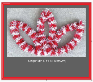 Yu YI Kualitas PREMIUM Slinger merah putih 1784 B (10cm/2m) / Hiasan 17 agustus / HUT RI 1784B