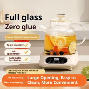 WIFER-New health pot all-glass household small tea maker office multi-function kettle flower teapot