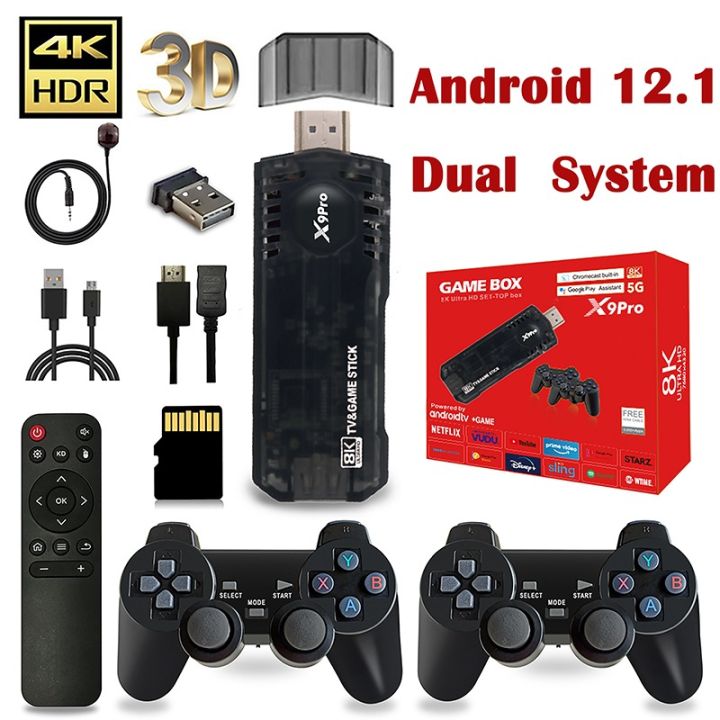 X9 Pro Xiaomi New Video Game Console+Android TV Stick 3 in 1 PSP Game ...