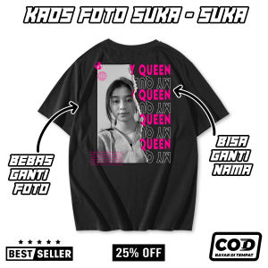 KAOS CUSTOM AESTHETIC 14 - BEBAS REQUEST PAKAI FOTO DAN NAMA SENDIRI - KAOS BUCIN STREETWEAR - KAOS VIRAL PRIA WANITA BAYAR DI TEMPAT (COD)