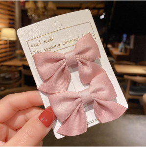Ribbons Hair Clip Kids Hair Clip Children Hair Pin Princess Cute Sweet Baby Clip Hair Accessories Hair Pin 2pcs/set