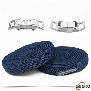 Seeko 1 Pair Elastic No-Tie Lazy ShoeLace Lock Laces Kids Adult Outdoor Sneakers Size 100cm