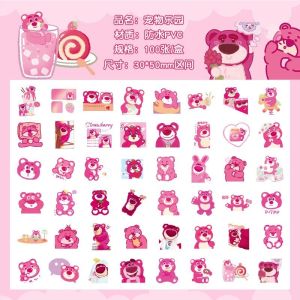 100pcs No Repeat Sanrio PVC Stickers Kuromi Cinnamoroll My Melody DIY Waterproof Kids Gudetama Stickers