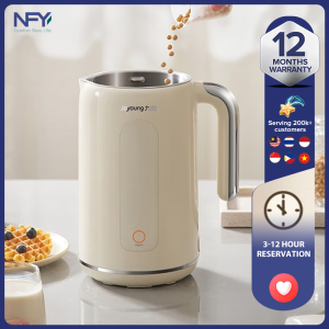 Italian Minimalist Soy Milk Maker with IMD Screen & Filter-Free Technology 0.8-1.2L Family Capacity 3-12H Smart Brewing & Transparent Lid - Silky Smooth Results for Southeast Asian Homes