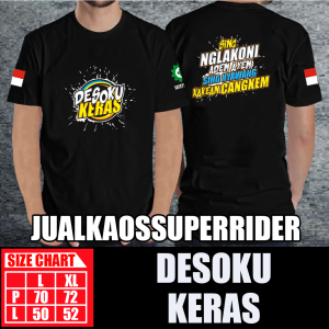 BAJU KAOS DISTRO DESOKU KERAS