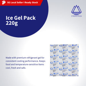 Ice Gel Pack 220g / 340g/ 500g / 1000g - Reusable Keeps Temp Cool For Many Uses (Non-Toxic Food-Safe Milk Baby Food Sports Injuries Ice/Cooler Bags)) 220g/340g/500g/1000g