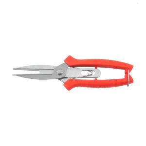 Garden Straight Stainless Steel Pruner Pruning Shears Clippers Snips Sharp Bonsai Plant Trimming Scissors Straight Blade