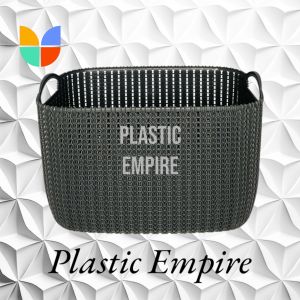 Uniglobal Rattan Desktop Storage Basket Space Savers