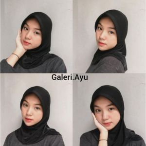 Hijab Instan Sport Kerudung Olahraga spandek bergo polos Linear / Hijab Sporty Pendek