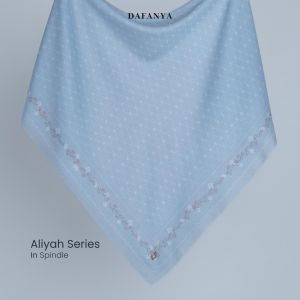 𝐃𝐀𝐅𝐀𝐍𝐘𝐀 - Syari 130x130 Aliyah Series Jilbab Motif Monogram Kerudung Segi Empat Hijab Scarf bahan Voal Laser Cut
