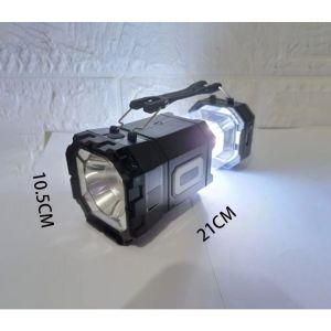 Senter Tangan Lampu Camping Solar Lentera Portable Tenaga Surya Rechargeable Multifungsi UTK Outdoor