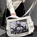 Transparent Pocket School Concert Bag Sling Messenger Bag for Girls. 