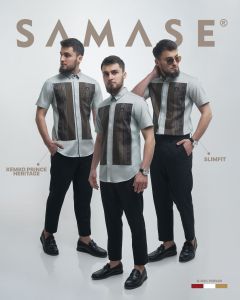 SAMASE Kemko Prince Heritage S031 Kemeja Koko Pakaian Pria Dewasa Lengan Pendek Terbaru