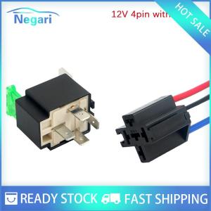 NG Motor✨ COD ✨ Car 1 chiếc Rơ Le hợp nhất cho ô tô 4 chấu 12V DC Cầu Chì 30A mở thông thường 30A với 4 chân 5 chân tựa lưng