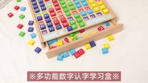 Montessori Hundred Numbers Board Montessori Mathematical Thinking Teaching Tool Number 100 Enlightenment Early Education Childrens Puzzle Intelligence Toy