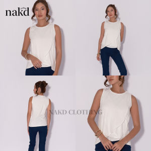 NAKD FASHION ARDEN PLAIN OVERLAP MATERNITY BREASTFEEDING BLOUSE / NURSING TOP 1243